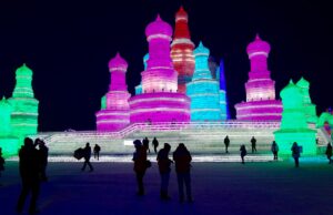 china, harbin, ice