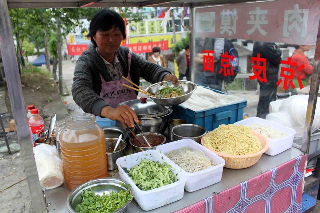 Chinese street food in Suzhou