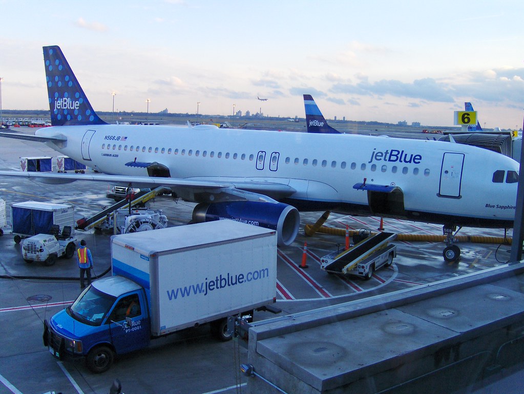 Jet blue plane - most comfortable airlines