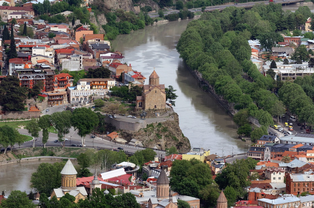 Tbilisi from the country Georgia