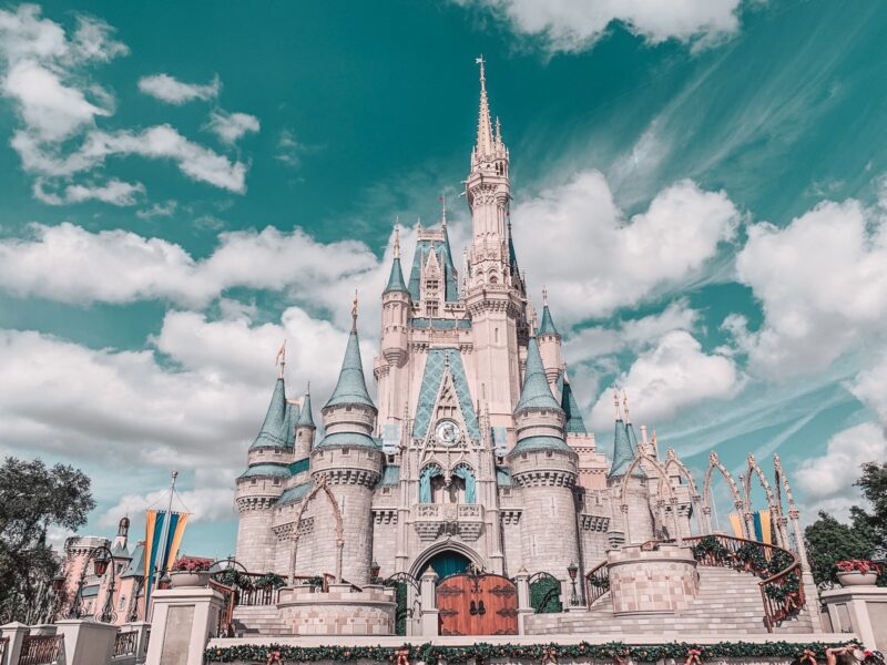 Disney castle during daytime