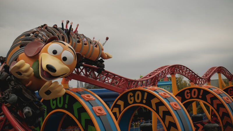 Slinky coaster- best time to go to disney world