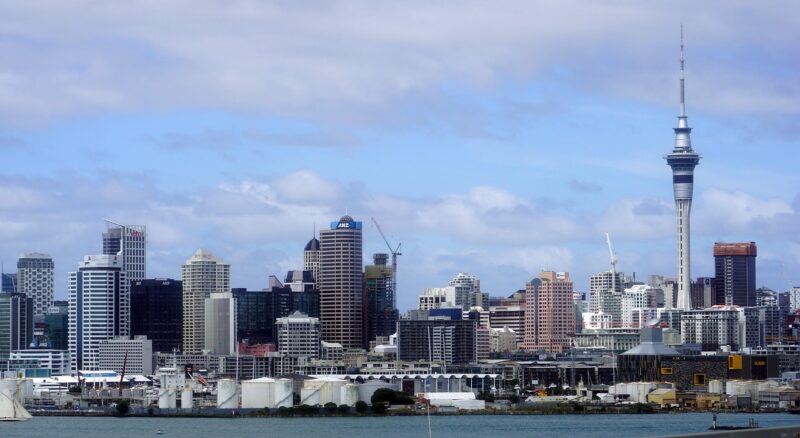 auckland, skyline, new zealand