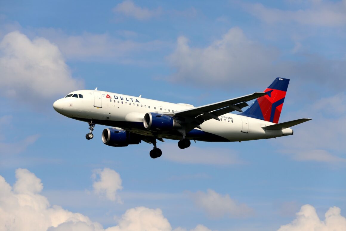 a large airplane flying in the sky