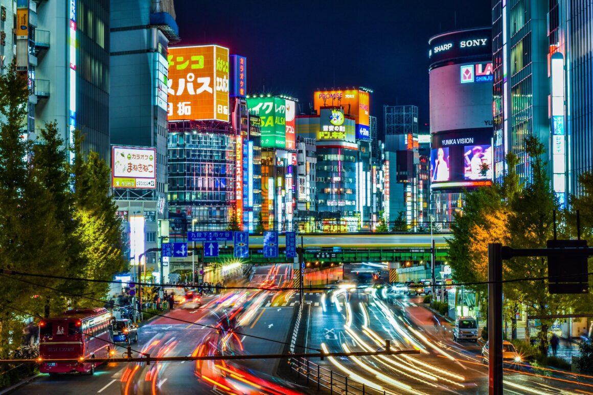 Shinjuku Japan timelapse photo