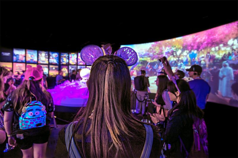 Girl with Mickey Ears at Disney World