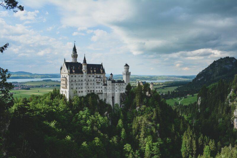 white concrete European castle in Germany