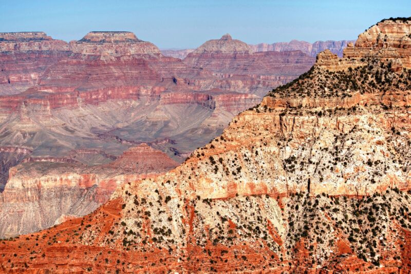 a view of the grand canyon from the top of a mountain