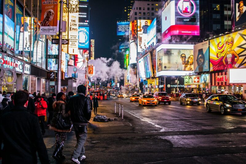 People walking NYC