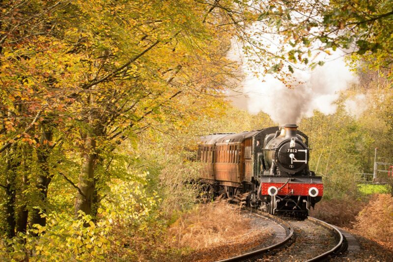 Train Travel autumn